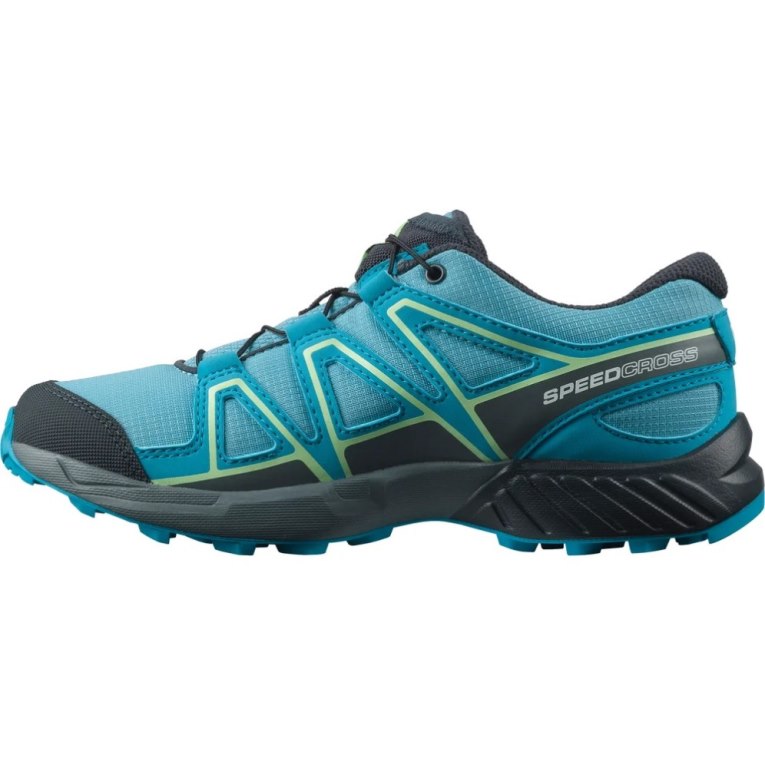 Turquoise Salomon Speedcross Kids' Hiking Shoes | IE UF3809